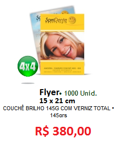 FLYERS 4X4 CORES 15cm x 21cm