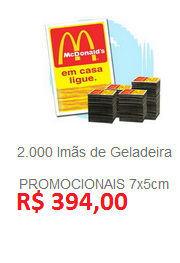 Ímãs promocionais