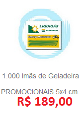 Imãs promocionais